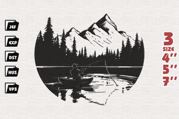 A Man Fishing