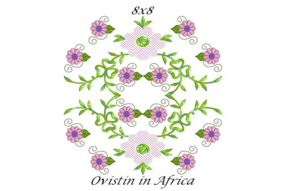 Beautiful Floral Quilt Block 10
