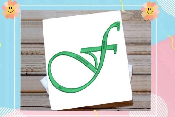 Beautiful Monogram F Letter