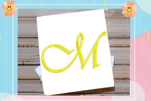 Beautiful Monogram M Letter