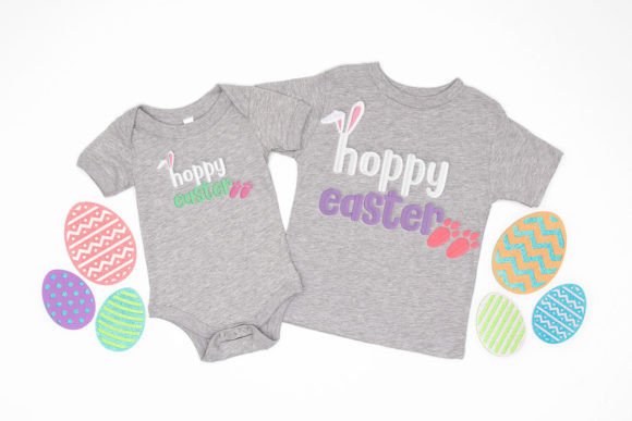 Hoppy Easter with Bunny Ears and Feet