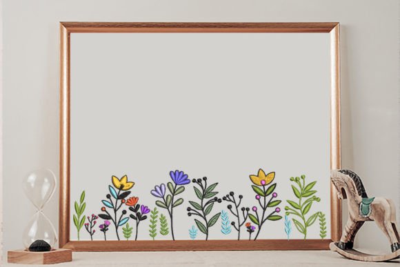 Multicolored Wildflower Bush