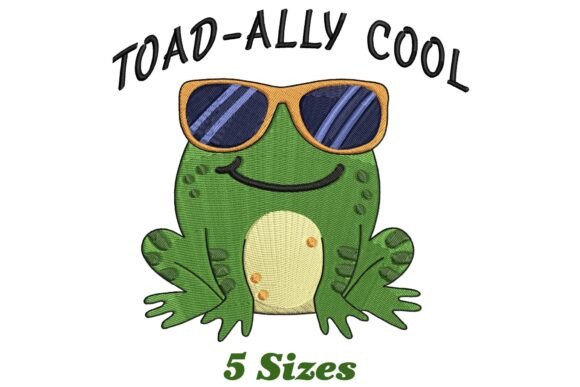 Toadally Cool Funny Frog